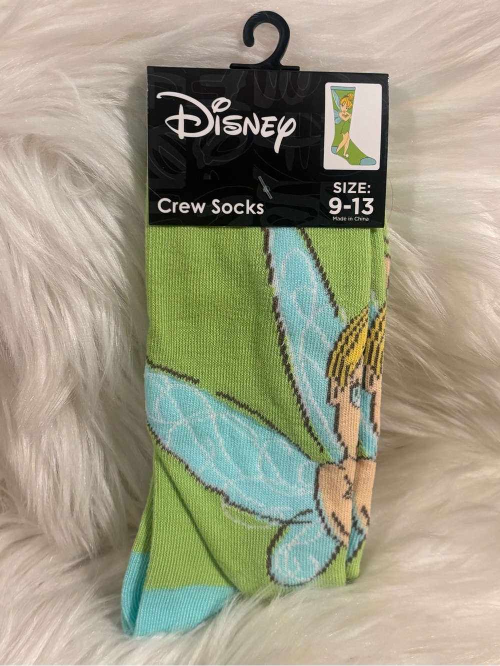 Disney Tinkerbell Crew Cut Socks